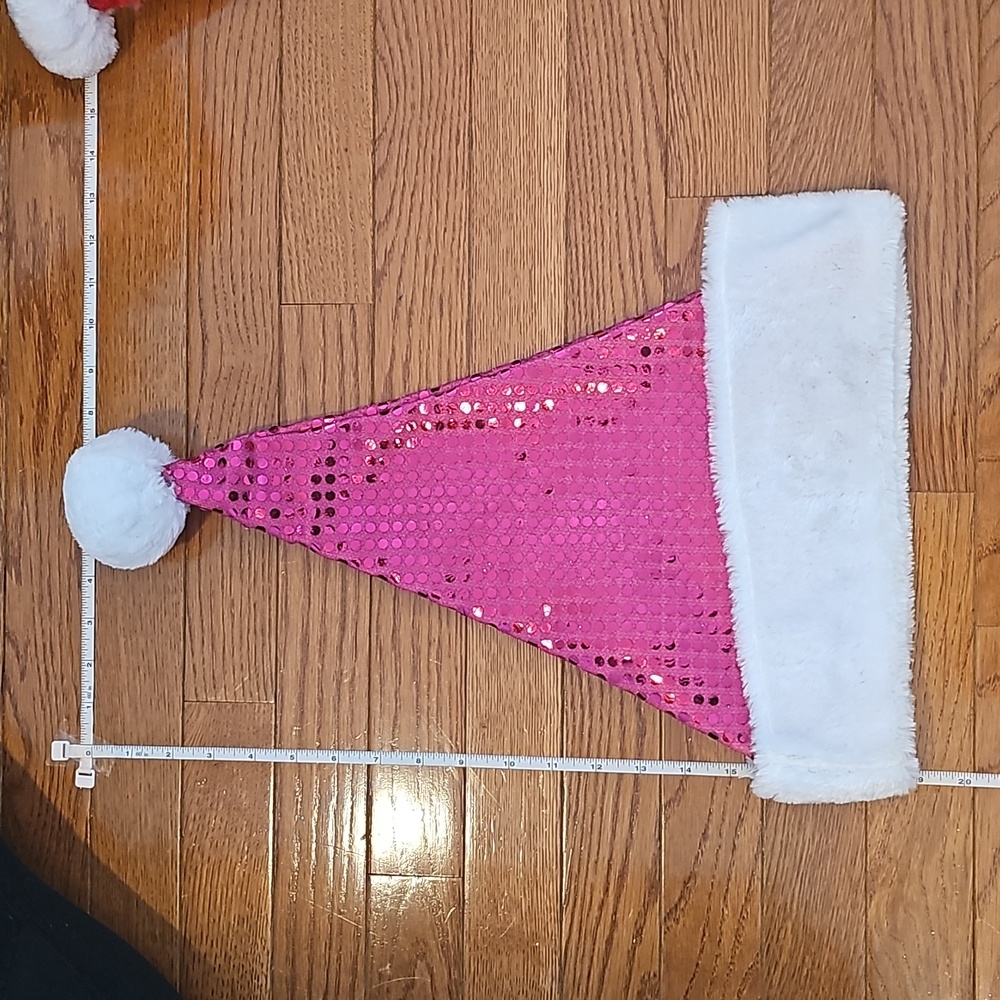 Pink Santa hat